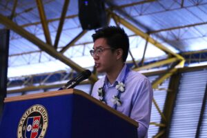 Read more about the article “Honor, Competence, and Compassion”—Ryan Yu (XS ’11) Delivers Inspirational Speech at HS Reading of Honors 2019
