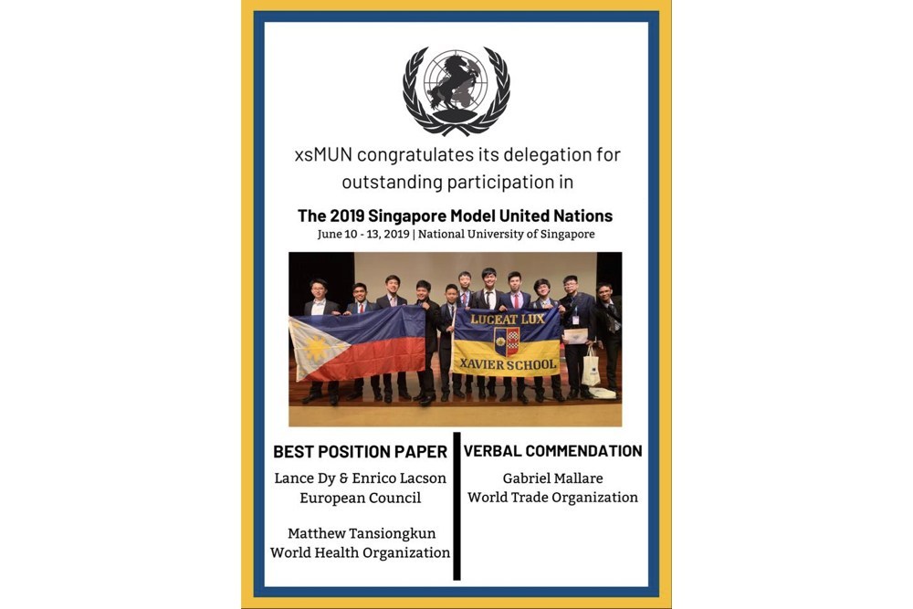 You are currently viewing XSMUN Delegates Display Excellence at Singapore Model United Nations