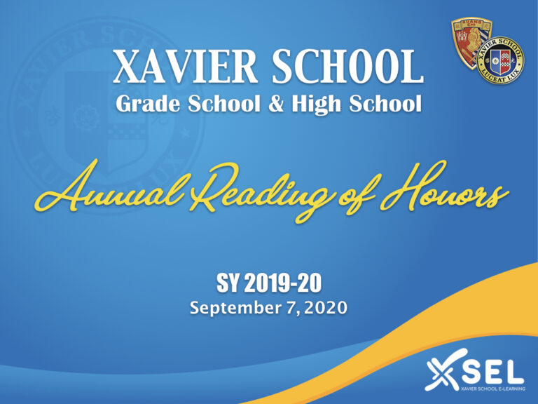 Read more about the article GS & HS ANNUAL READING OF HONORS 2020