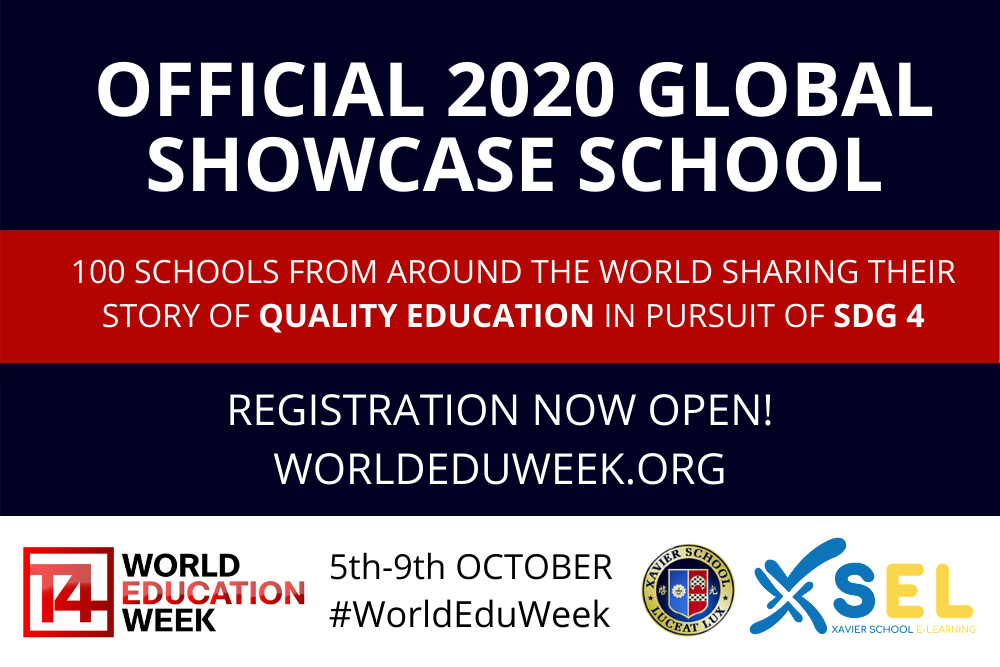 You are currently viewing Xavier School One of Two Schools in the Philippines to Join World Education Week, Oct. 5-9, 2020