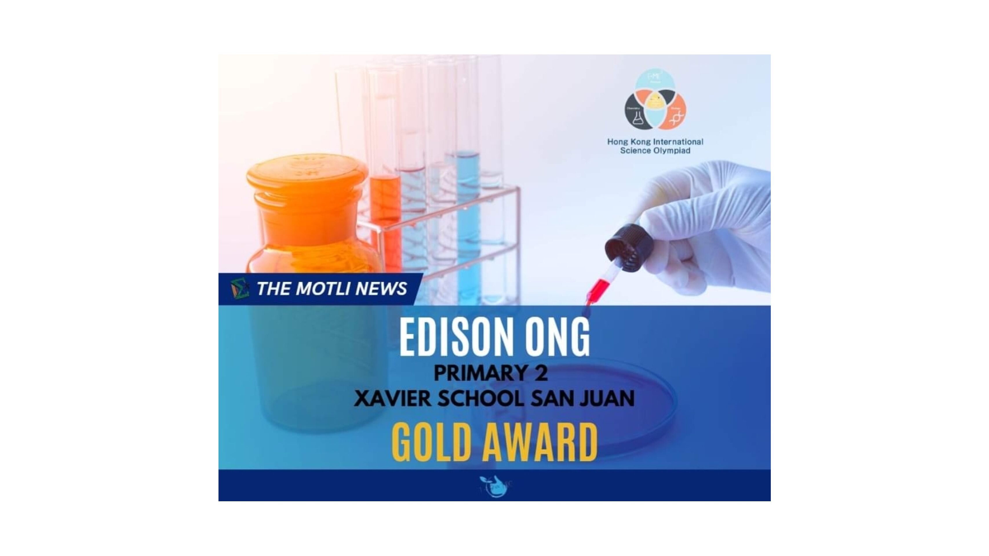 You are currently viewing Xavier Student Claims Gold in HKISO Mini Experiment Competition
